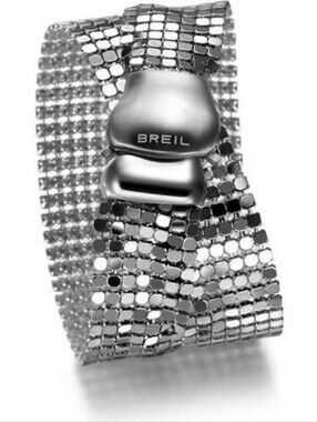 Breil Steel Silk Bracelet & Necklace In One Excellent Condition Bought in Italy